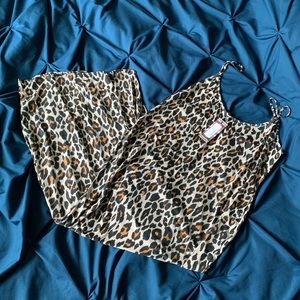 Leopard Print Maxi Dress